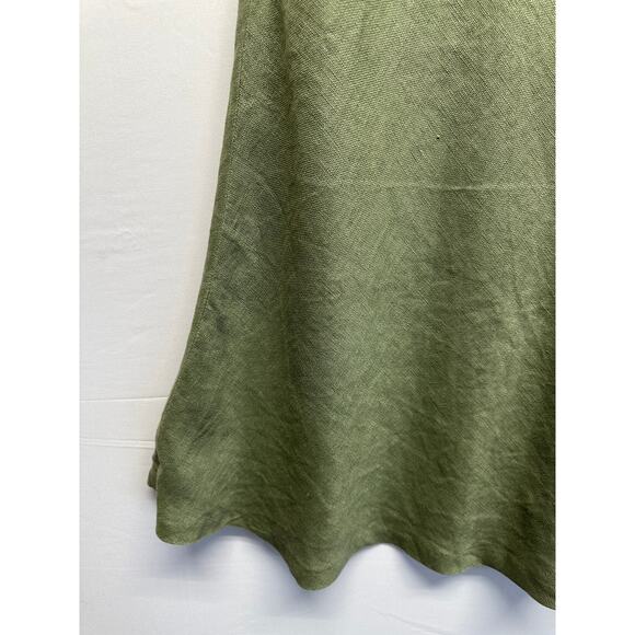 Elegant Green Maxi Skirt - Picture 2 of 10